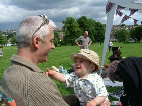 Uncle Rupert with Oscar in 2008